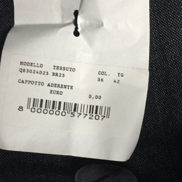 Hache Italian Wool dark coal grey Italian flair gathered skirted swing c… - Picture 13 of 16